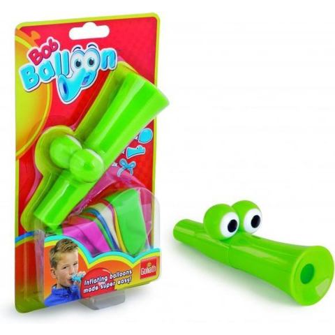 Goliath Bob balloon ballonnen opblaas setje met ballonnen groen