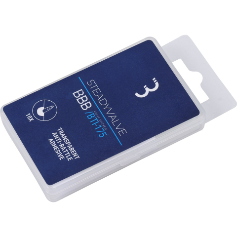 BBB Cycling steadyvalve patches - ventielstickers - 10 stuks - transparant - bti-175
