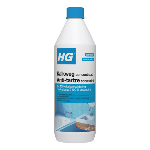 HG kalkweg concentraat 1 liter, dã© professionele ontkalker