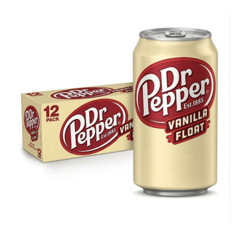Dr. Pepper vanilla float blik (12x 33cl)