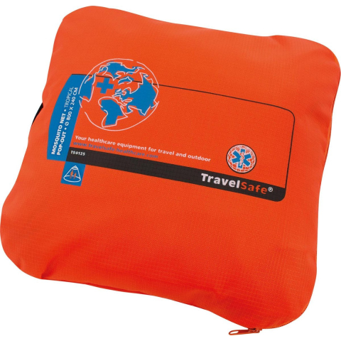 Travelsafe mosquitonet - pop out - pyramide - tropenproof - 1-2 persoons