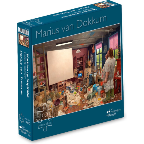 Marius Van Dokkum puzzel - wachten op inspiratie - 1000 st
