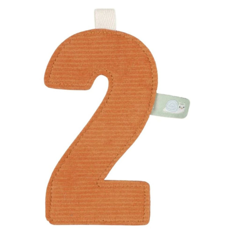 Little Dutch slinger element - cijfer 2 - oranje