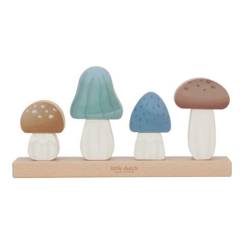 Little Dutch stapelaar paddenstoelen - forest friends fsc