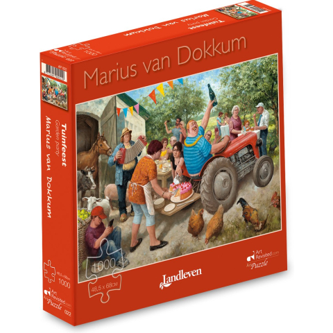 Marius Van Dokkum puzzel - tuinfeest - 1000 st