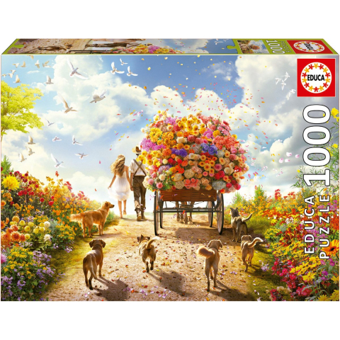 Educa 1000 Carrying Flowers