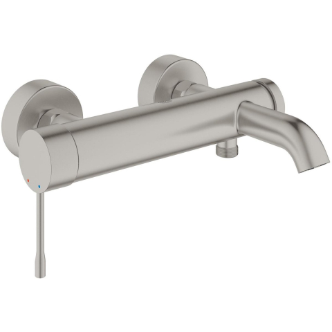 Grohe Essence One-lever faucet for tub & shower Supersteel