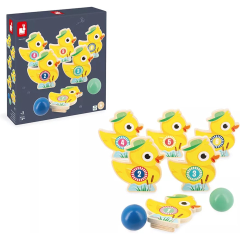 Janod - applepop - bowling eendjes kegelspel