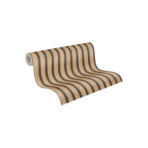 AS CRÉATION Zelfklevend paneelbehang, 2,5 m x 52 cm (Bruin, 2,50 x 0,52 m)