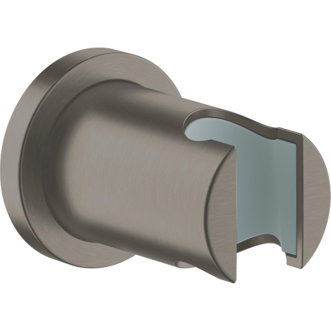 GROHE rainshower wanddouchehouder - rond - soft graphite (mat zwart) - 27074al0