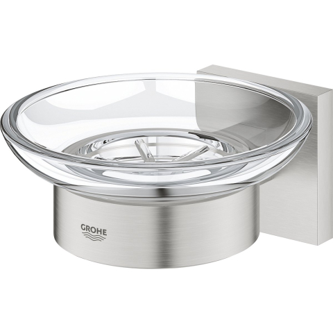 GROHE start cube zeepschaal met houder - supersteel (rvs look) 41096dc0
