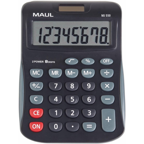 MAUL bureaurekenmachine mj 550 | junior | zwart