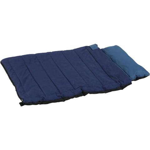 Zolux bivouak hondendeken / slaapzak 2in1 blauw