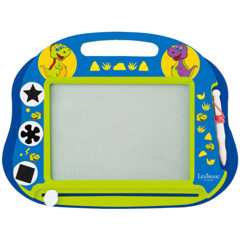 Lexibook Dinosaurs magnetisch meerkleurig tekenbord met accessoires a5 formaat