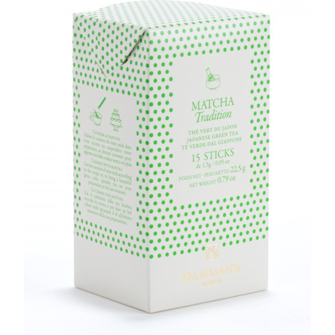 Dammann Frères - matcha sticks 15 x 1,5 gram - japanse matcha