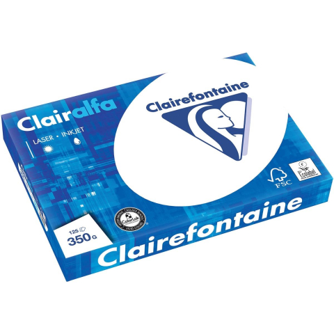 Clairefontaine clairalfa - presentatiepapier - ft a3 - 350 gram - 125 vel