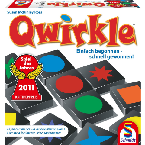 Schmidt Spiele Qwirkle, einfach begonnen - schnell gewonnen! - duitse uitgave