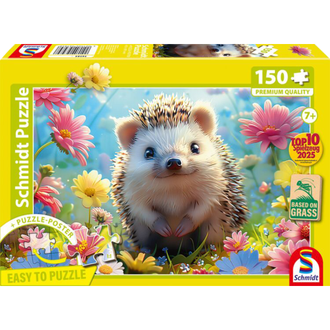 Schmidt Spiele Schmidt puzzel - egel, 150 stukjes - kinderpuzzel