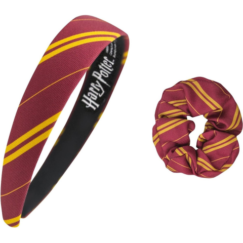 Cinereplicas harry potter - gryffindor haarband en scrunchie set - rood