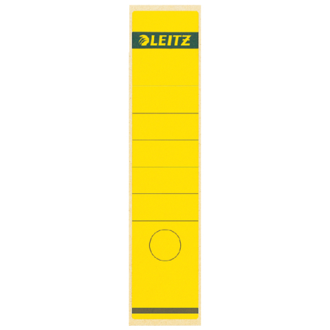 Leitz rugetiketten formaat 61 x 285 cm geel