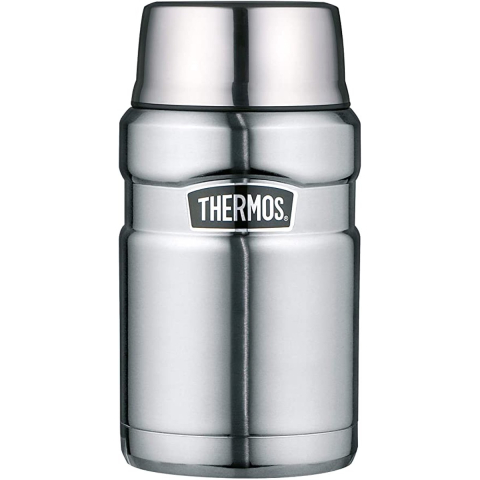 Thermos stainless king voedseldrager - 1,2l - stainless steel mat