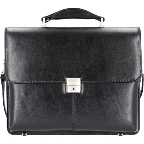 Laptopschoudertas Alassio FAENZA Zwart