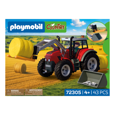 Playmobil 72305 grote tractor met hooibalen