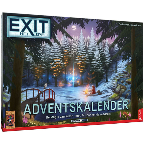 999 Games - Exit Adventskalender: De Magie van Kerst - Breinbreker - Escape Room Spel