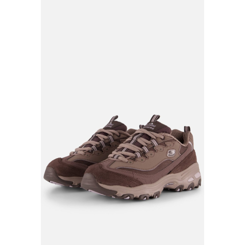 Skechers D'LITES-MODERN CLASSIC Dames Sneakers - Bruin