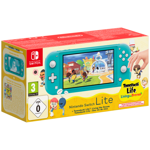 Nintendo Switch Lite Tomodachi Life: Living The Dream Bundel 32 Gb