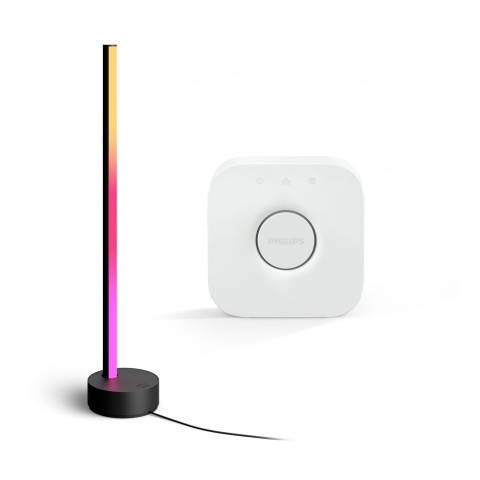 Philips Hue Bundel: Signe Gradient Tafellamp Zwart + Bridge