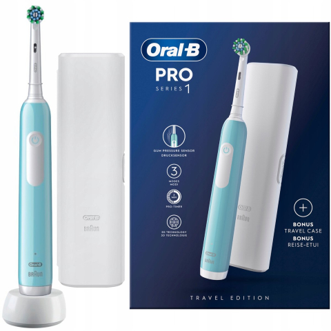 Oral B Pro Series 1 Electric Toothbrush Designed By Braun Blue