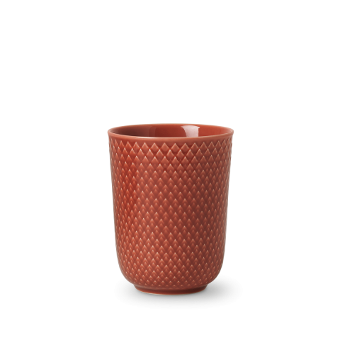 Lyngby Porcelæn - Rhombe Color Beker - 33 cl - Terracotta