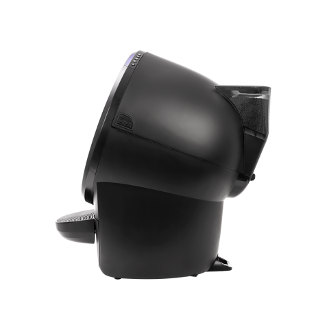 Whisker - Litter Hopper with Bonnet - Black