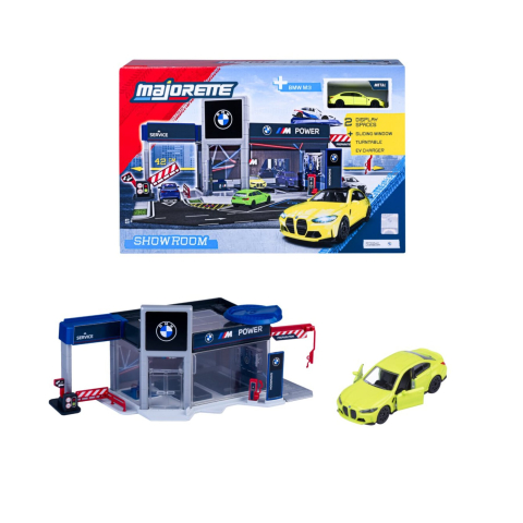 Majorette - BMW Showroom Set + 1 Vehicle 3 (8502106000)