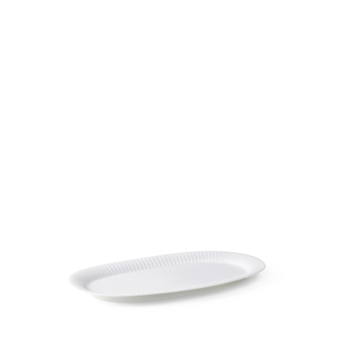 Kähler - Hammershøi Oval serving dish - White - 40x22.5 cm