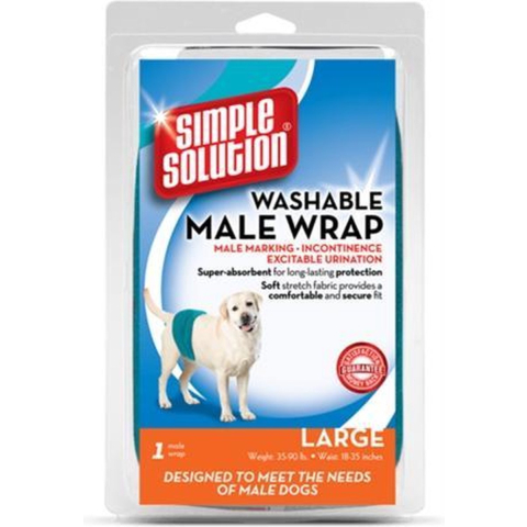 Maat L, 1 Stuk Simple Solution Wasbare Hondenluier