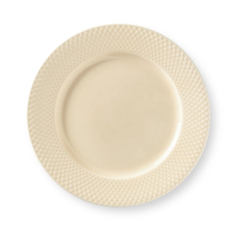 Lyngby Porcelæn - Rhombe Earth Dinerbord - Ø27 cm - Marmer