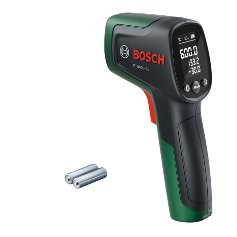 Bosch DIY - PTD600-25 Thermodetector met Infrarood Laser voor -30°C tot +600°C