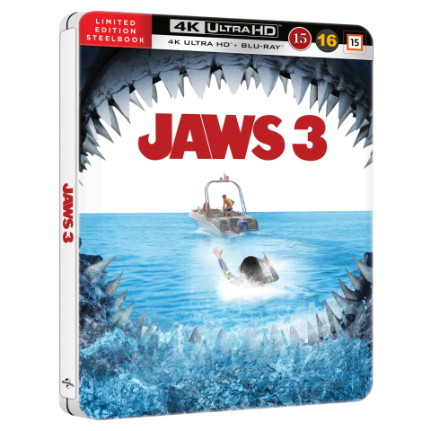 Dødens Gab 3 / Jaws 3 (4K UHD + Blu-ray / Limited Steelbook)