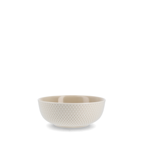 Lyngby Porcelæn - Rhombe Earth Bowl - Marble - Ø15.5 cm