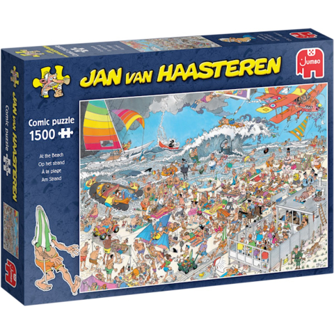 Puzzel Jan van Haasteren Op Het Strand (1500)