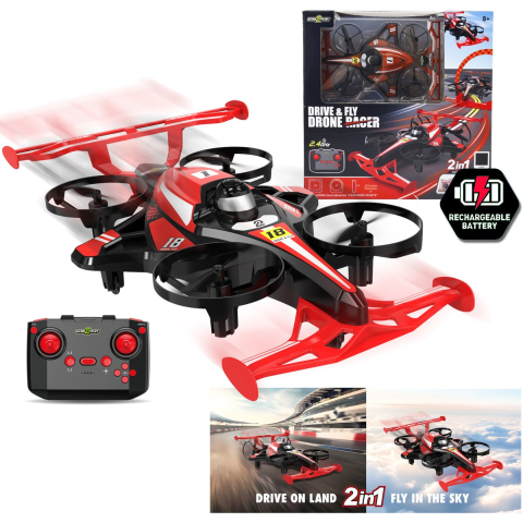 Drive And Fly Drone Racer Red