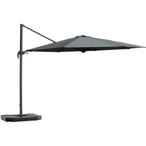 Feel Furniture - Luxe Parasol - Roma 4 x 4 Meter Octagon - Donkergrijs