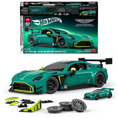 Hot Wheels Brick Shop Elite Series Aston Martin Vantage GT3