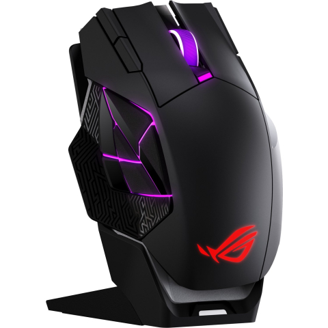 ASUS ROG Spatha X 65K - Gaming muis - Optisch - 12 knoppen - Zwart
