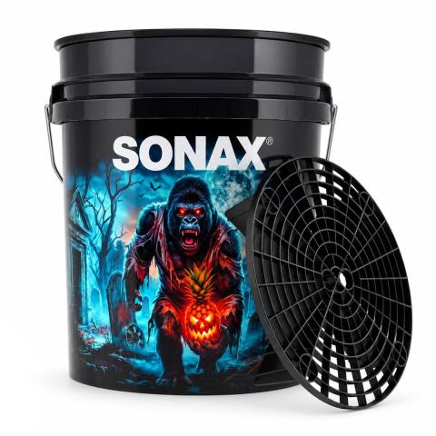 SONAX Beast emmer incl. bodem grit en deksel - Halloween Edition