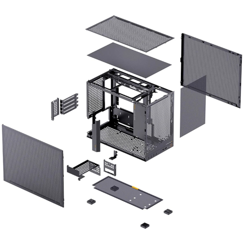 Jonsbo D32 PRO Mesh - Case - Miditower - Zwart