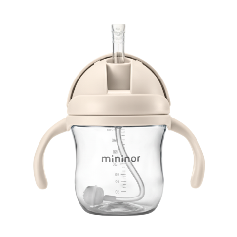 Straw Bottle Tritan 220ml Cloudy Morning