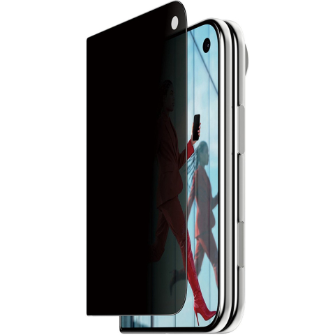 PanzerGlass 2-Way Privacy Screen Protector Apple iPhone Duo | Ultra-Wide Fit w. FASTFIT IN-A-BOX (sub-screen)
